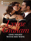 Cover image for One Night with His Wife
